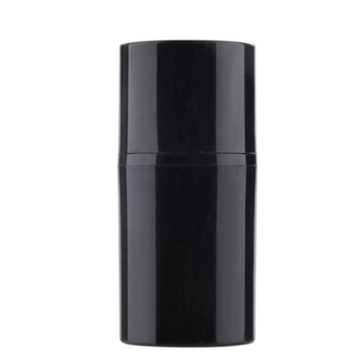 La bomba privada de aire negra vacía de los PP embotella 15ml 30ml 50ml para la loción