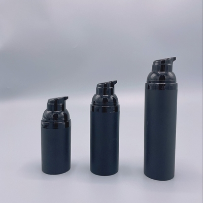 Botellas de bomba sin aire de material PP con diseño de resorte de plástico o metal