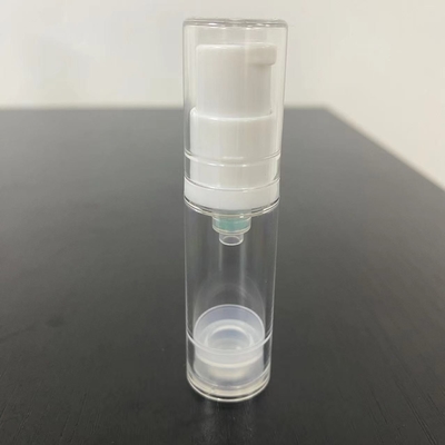 5 ml de loción sin aire botellas de bomba de plástico botella de loción cosmética AS material