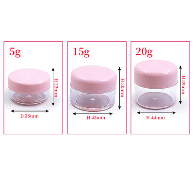 Tarro de crema facial Cosméticos Envase para el cuidado de la piel Tarro vacío de crema facial 5g 15g 20g
