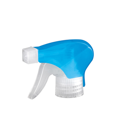 Rociador plástico azul transparente 28/410 del disparador para el agua de limpieza