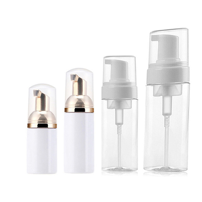 Botellas plásticas de los cosméticos vacíos del ANIMAL DOMÉSTICO con la bomba 30ml 50ml 60ml de la espuma
