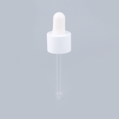 18/410 20/410 ronda de cristal cosmética del dropper para el aceite esencial