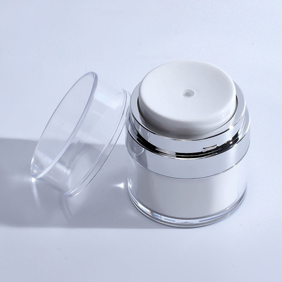 tarro privado de aire de lujo recargable de la bomba de 30ml 50ml para la fundación poner crema