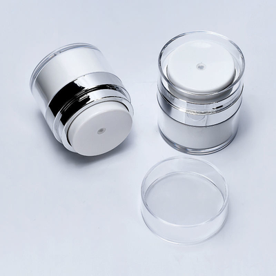 tarro privado de aire de lujo recargable de la bomba de 30ml 50ml para la fundación poner crema