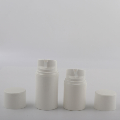 Botella poner crema privada de aire de empaquetado cosmética plástica blanca 30ml 50ml 80ml del suero de los PP