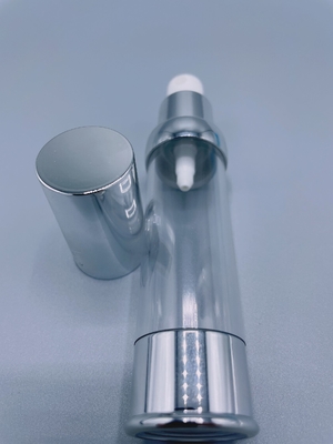 Botellas de aluminio sin aire de lujo para la esencia de la crema