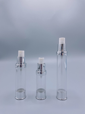 Botellas de aluminio sin aire de lujo para la esencia de la crema