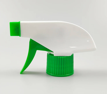 28/410 Dispersor blanco verde gatillo para la limpieza de la botella