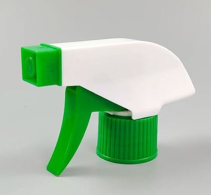 28/410 Dispersor blanco verde gatillo para la limpieza de la botella