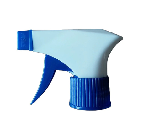 Color azul blanco pulverizador de disparo de plástico 28mm para limpieza diaria limpieza doméstica
