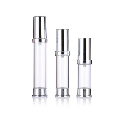 Embalaje de cosméticos 5ml 10ml 15ml Botella vacía de plástico sin aire de la bomba de loción