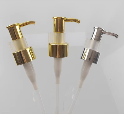 Pampas de loción de aluminio gran dosis Dispensador de líquido cabeza de resorte dentro 24/410 Uso para champú