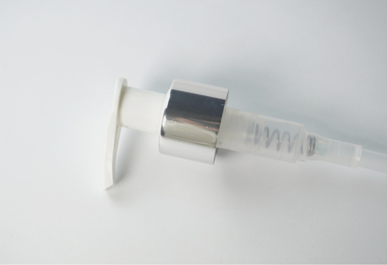 Bomba de loción de metal Sistema izquierdo derecho Bomba de loción de champú dispensador para botella y proveedor en China
