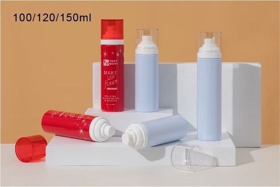 Botella de pulverización cosmética 100 ml 120 ml 150 ml Botellas de pulverización de niebla fina Material PET