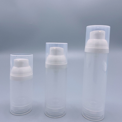 Botellas reutilizables sin aire de 15 ml, 30 ml y 50 ml para el cuidado de la piel