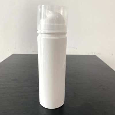 Botella de bomba sin aire de 150 ml de PP Comsetic Snap On Color de botella sin aire personalizado