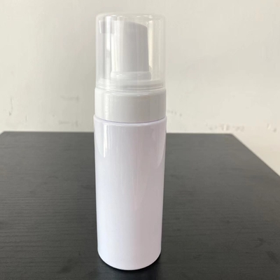 Botella de PET de 150 ml con bomba de espuma para zapatos limpios y loción corporal con champú