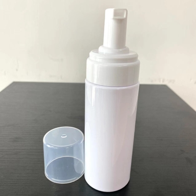 Botella de PET de 150 ml con bomba de espuma para zapatos limpios y loción corporal con champú