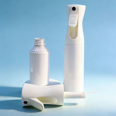 Botella plástica del rociador de la niebla fina 300ml para las botellas continuas del rociador de la niebla del OEM de las soluciones de limpieza con el logotipo