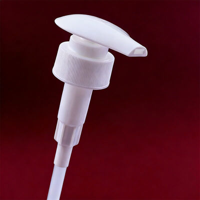 Bomba de loción de champú de cabeza plana grande 28/410 para botella