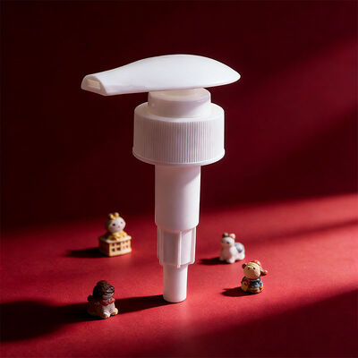 Bomba de loción de champú de cabeza plana grande 28/410 para botella