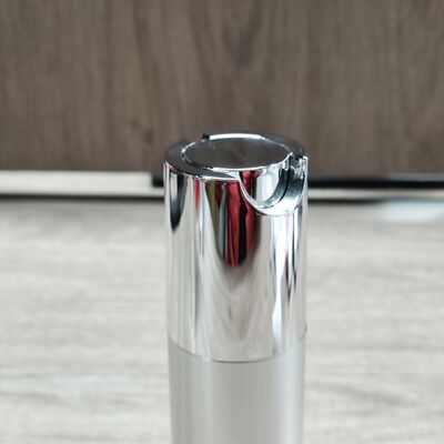 Fábrica de venta al por mayor 15ml 20ml 30ml Plata plástico loción cosmética bomba de aire sin botella para el cuidado de la piel embalaje