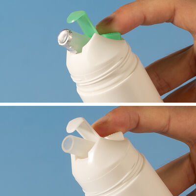 Venta al por mayor de la fábrica de la bomba sin aire 60ml 80ml 100ml 120ml tubo de pasta de dientes al vacío para el cuidado personal