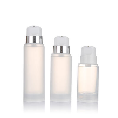Botella de bomba sin aire 150 ml 200 ml 250 ml/PP Botella de bomba de loción transparente para envases cosméticos