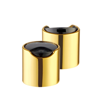 Top cosmético 24/410 del disco de la cápsula del champú 28/410 material de aluminio plástico