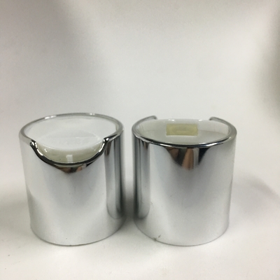 28-410 metal plateado plástico de los casquillos de la botella para el ODM de la botella del champú