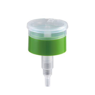 Bomba plástica del removedor del esmalte de uñas, color verde claro de la bomba de la botella de la acetona