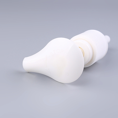 Bomba acanalada blanca de la loción del tornillo 28/400, bomba del dispensador para la botella