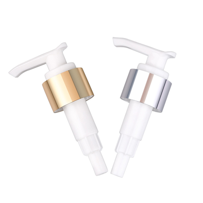 Bomba de aluminio de la botella de lavado a mano, OEM cosmético de la bomba 28/410 de la loción