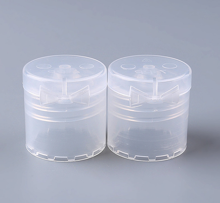 Flip Top Bottle Caps Transparent cosmético 20/410 24/410 liso