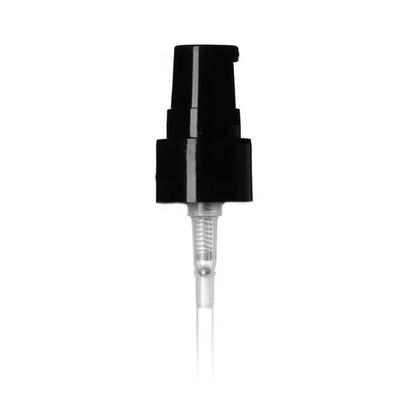 ODM plástico liso negro del OEM del top 20-410 de la bomba del tratamiento para 1oz alrededor de la botella