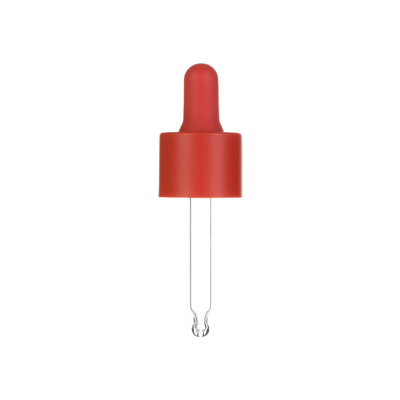 cosmético de cristal claro redondo del dropper de 20m m para el OEM de la botella de cristal