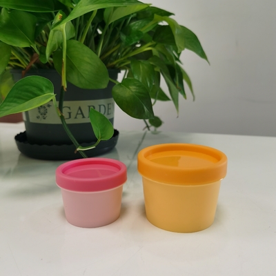 Tarros cosméticos plásticos de los PP, empaquetado poner crema facial del tarro de 50g 100g