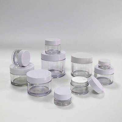 Categoría los tarros cosméticos plásticos, tarro de la crema de 2Oz 4Oz PETG con el tornillo plástico