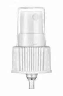 Material plástico blanco negro del rociador 28/410 0.12ml PP de la niebla del perfume